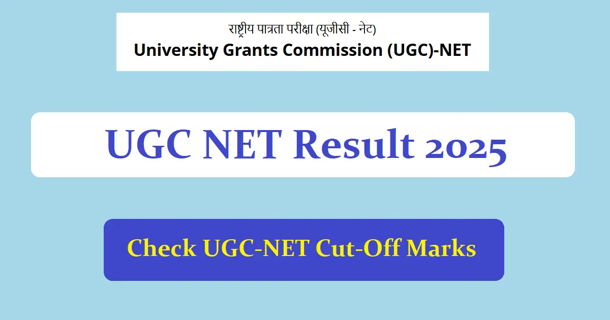 UGC NET Result 2025